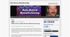 Desktop Screenshot of datadrivenmanufacturing.com